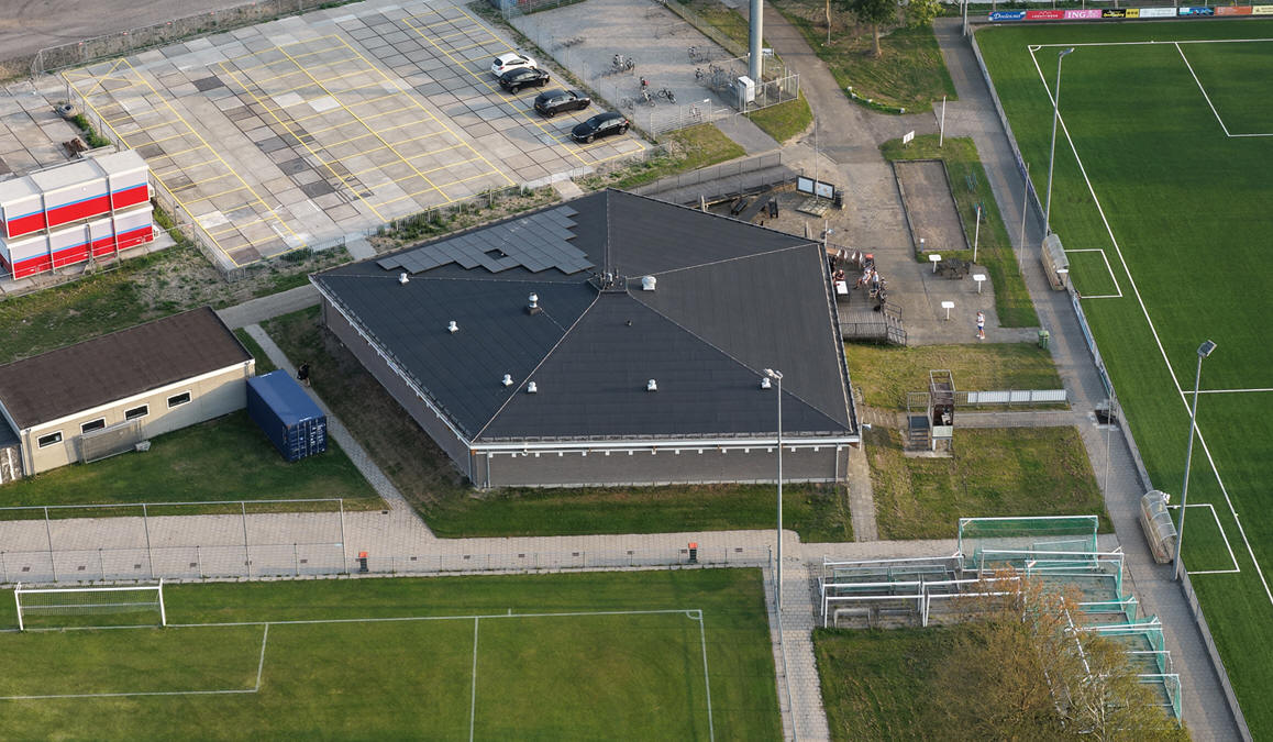 Dakrenovatie van kantine 'Nooitgedacht' afgerond