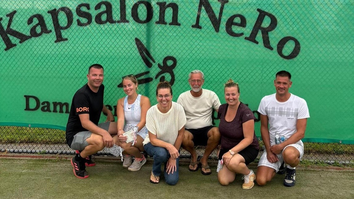 Winnaars Kapsalon NeRo mix tennis toernooi 2025