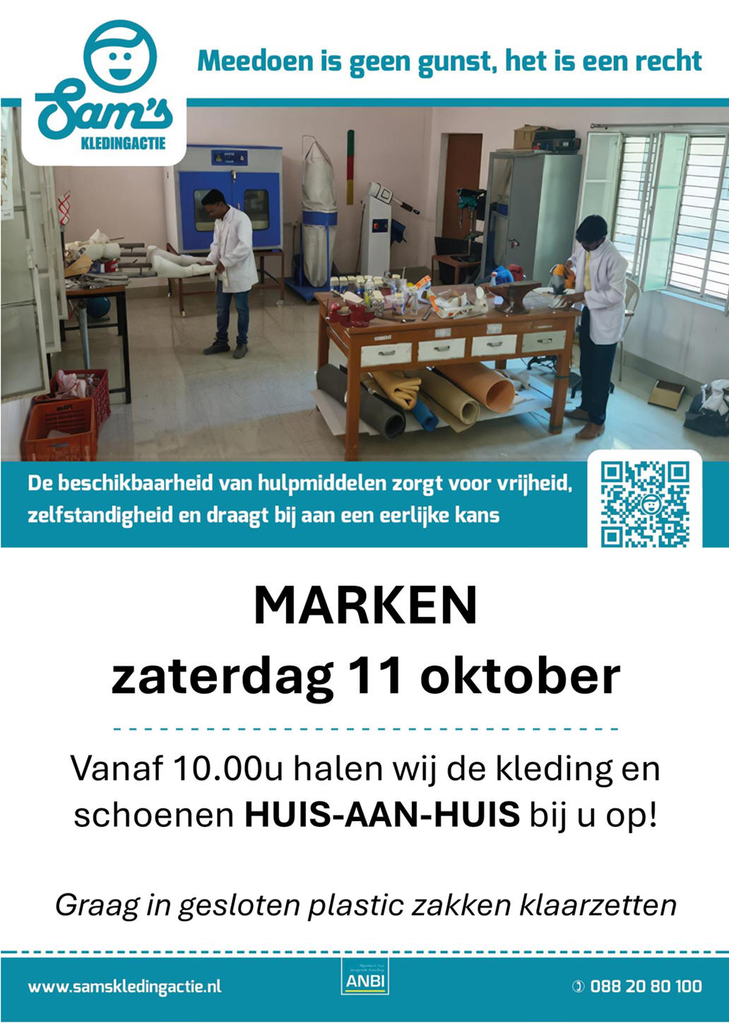 Kledinginzameling voor Mensen in Nood