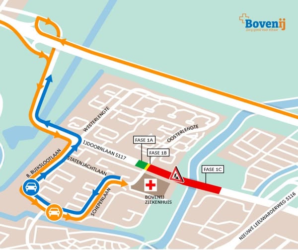 Bereikbaarheid BovenIJ ziekenhuis 